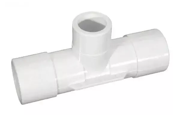 1″CHK VALVE TEE ASSY 1″S X 1″S – WHITE