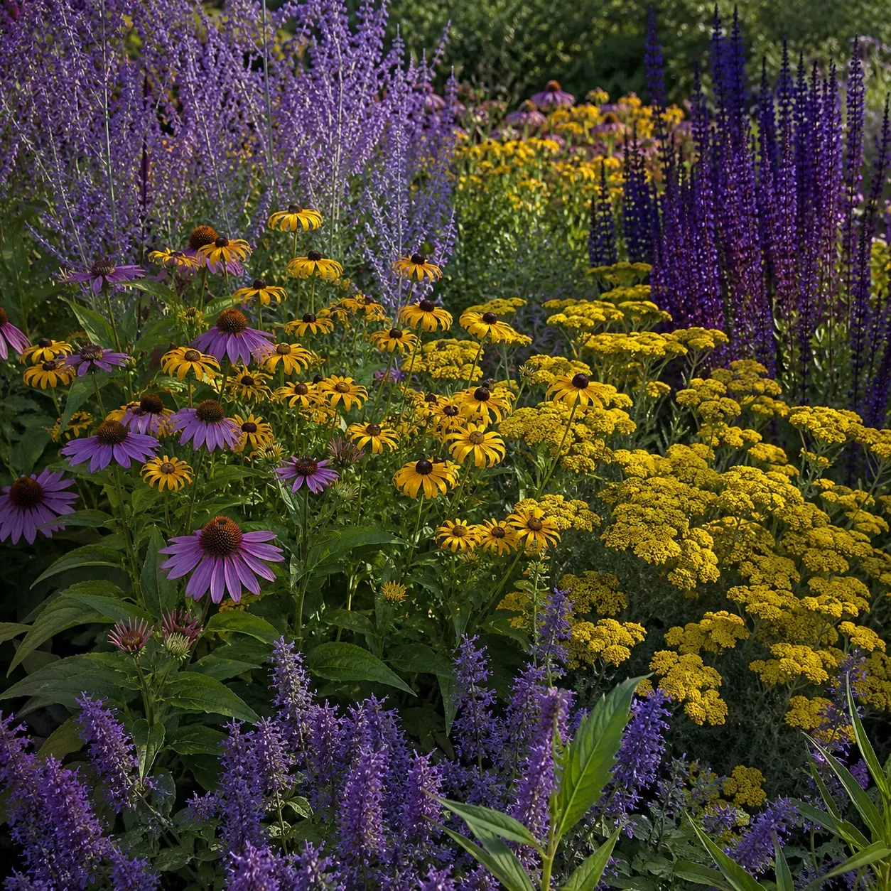 10 Purple & Gold Perennials