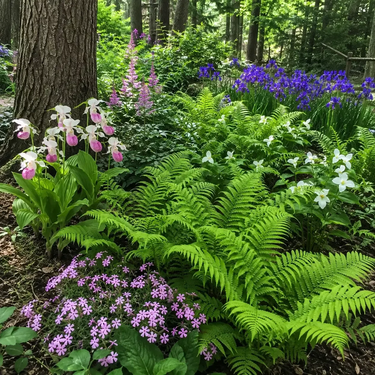 10 Shade Fern Plants Starter Pack
