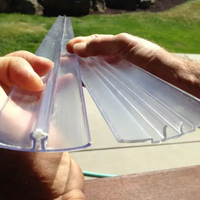 2 Piece 6 ft. Plastic H Profile