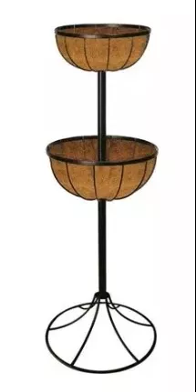 2-tier Forge Planter with Coco Liners