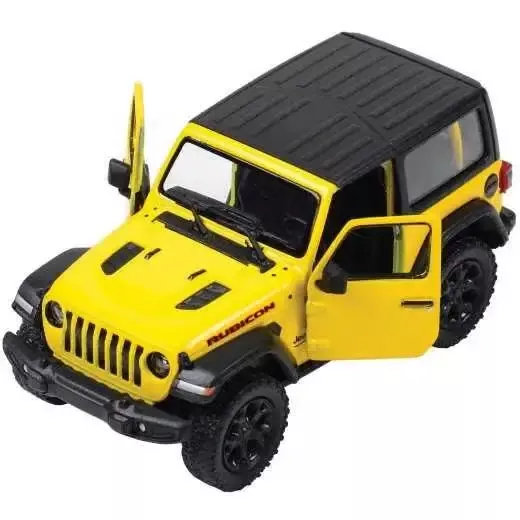 2018 Jeep Rubicon Hard Top or Open Top 1:36 Diecast, Assorted
