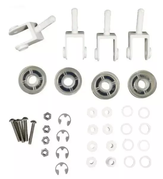 #250 Replacement kit, 4 each, #177 wheels, #263 casters, #264 axle assembly, #267 clips