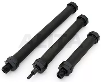 Alita 12in cylindrical air stone with polycarb. fittings