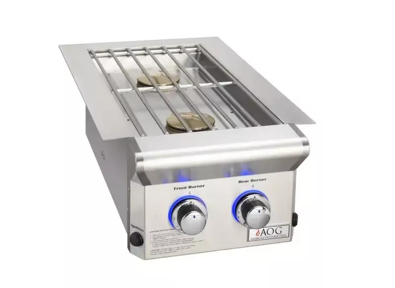 American Outdoor Grill Double Side Burner L-Series – Propane