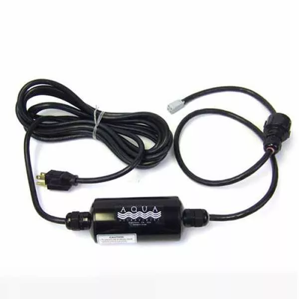 Aqua Ultraviolet A30014 15 watt Inline Transformer black