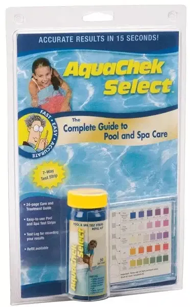 AquaChek Select 7 In 1 Pool & Spa Test Strips Kit – 50 Per Bottle