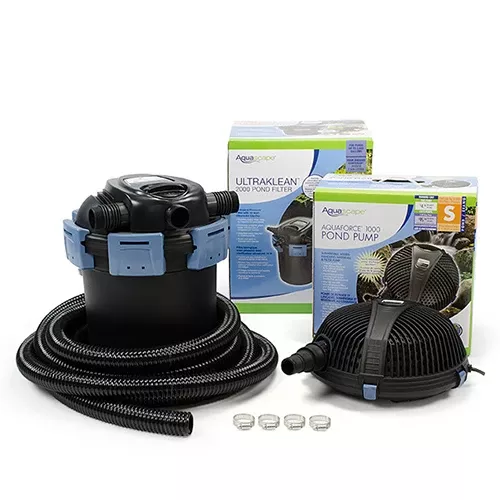 Aquascape UltraKlean 1500 Filtration Kit (Filter & Aquaforce 1000 Pump)