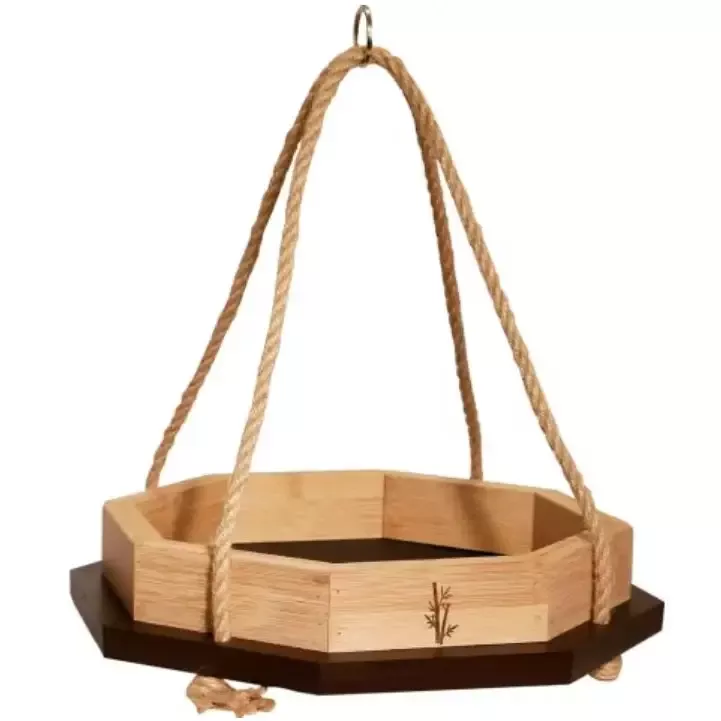 Audubon Contemporary Octagon Platform Bird Feeder – Bamboo