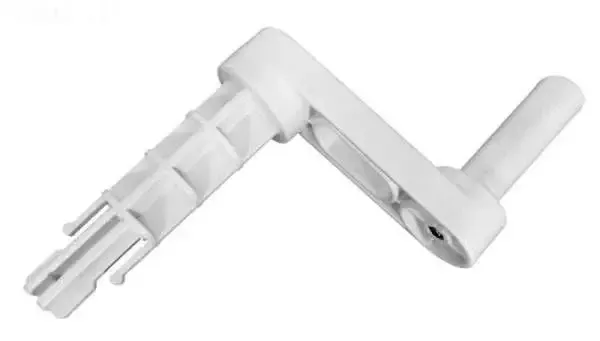Axle w/crank handle