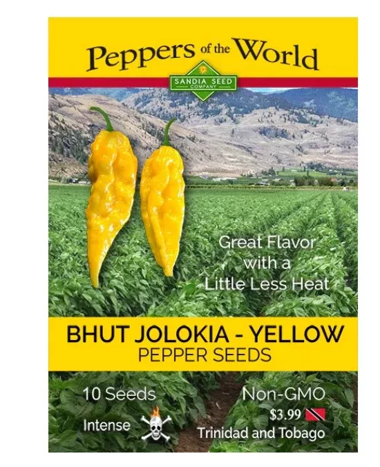 Bhut Jolokia Yellow Ghost Pepper Seeds