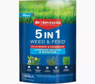 BioAdvanced 5 in 1 Weed and Feed