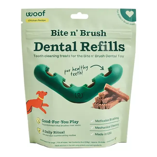 Bite n’ Brush Dental Treat Refill – 18 pack
