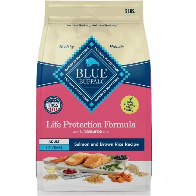 Blue Buffalo Life Protection Salmon & Brown Rice Recipe Adult Dry Dog Food