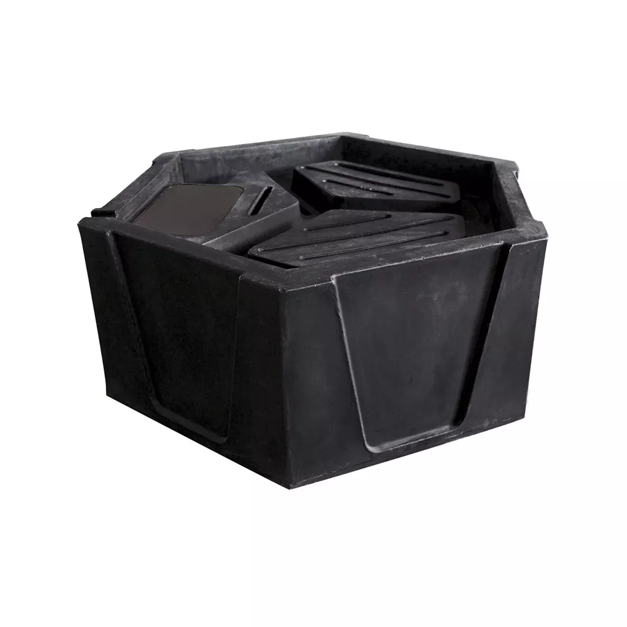 Blue Thumb Hex Fountain Basin - Medium