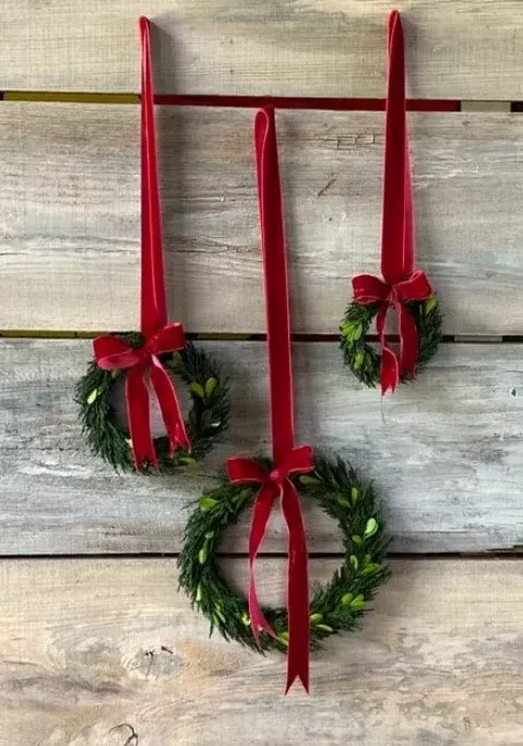 Boxwood and Cedar Wreaths