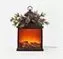 Christmas Lantern w/ Berry Sprig