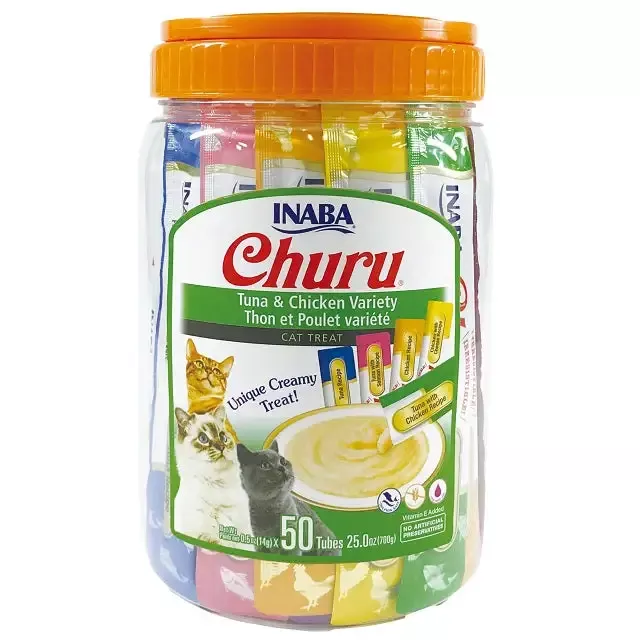 Churu Puree Tuna & Chicken 50-Count Variety Pack