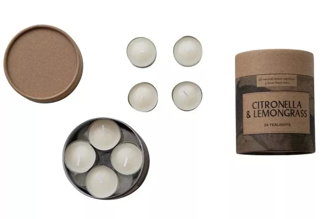 Citronella & Lemongrass Scented Tealights