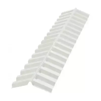 Clear 50 in. L x 12in. W Ridge Cap