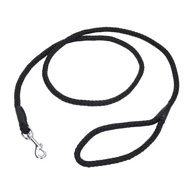 Coastal Rope Dog Leash, 6′ x 1/2″ Black