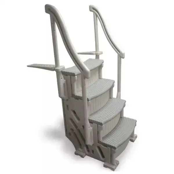 Confer Curve Base Inpool Above Ground Stair Case – 4 Step