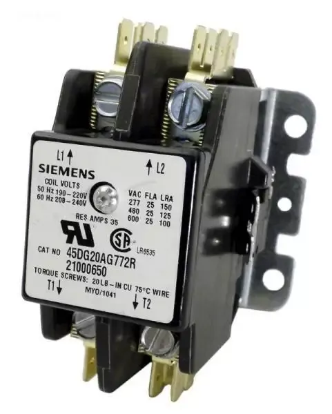 CONTACTOR, 2P, 35AMP, 240