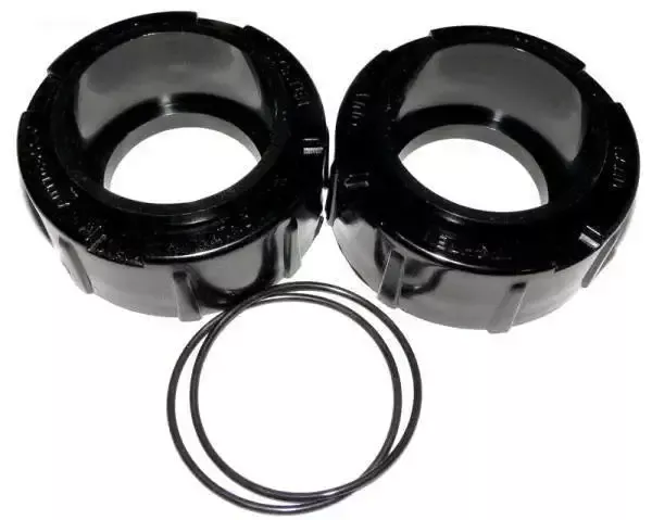 Coupling Nuts w/Flange and O-Ring, set of 2