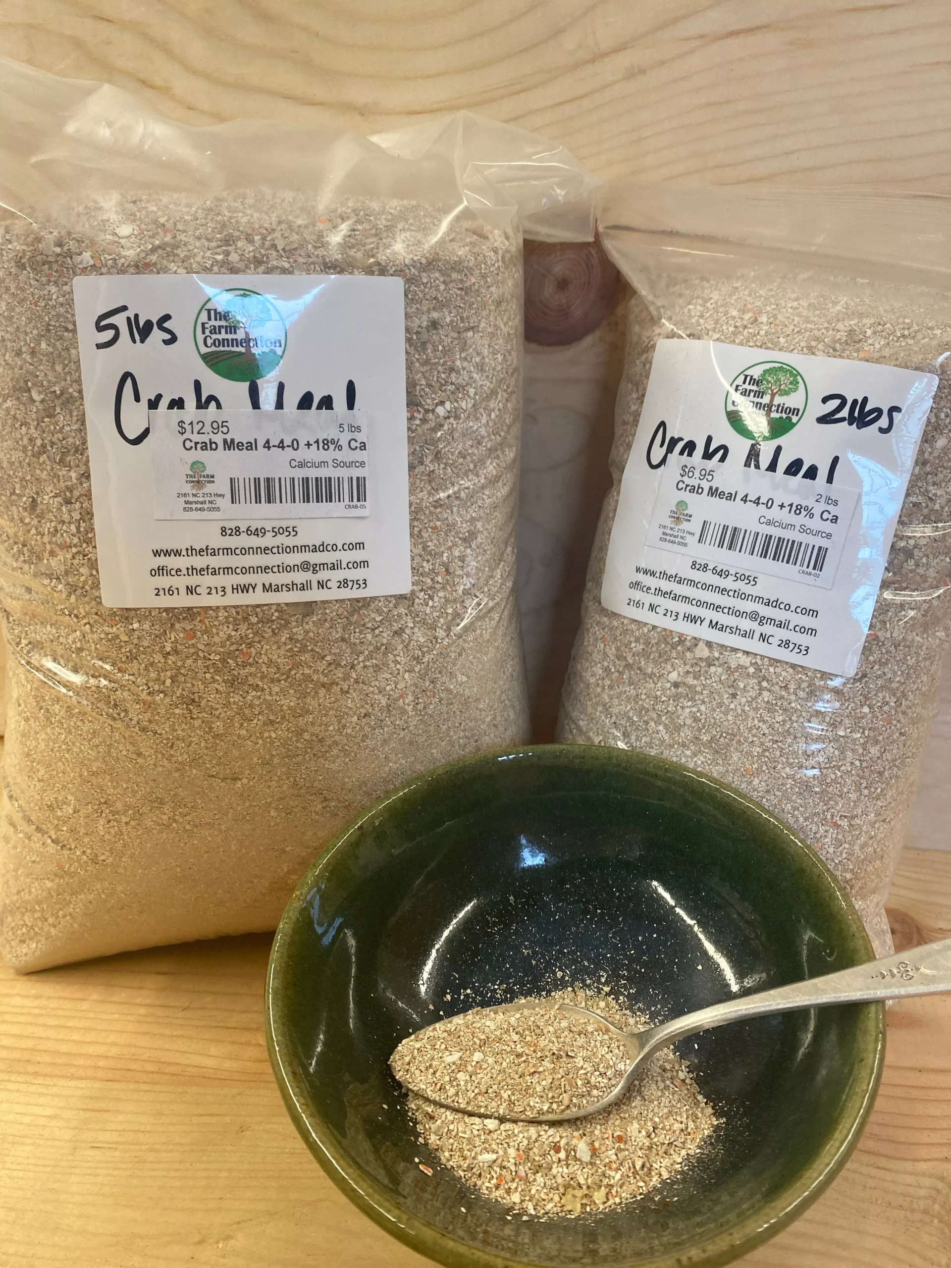 Crab Shell Meal 4-4-0 +18% Ca