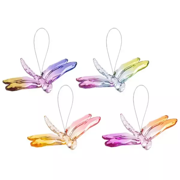 Crystal Expressions Vivid Dragonfly Ornament, Assorted Colors