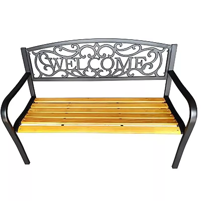 DDI™ Backyard Expressions Cast Iron Welcome Garden Bench
