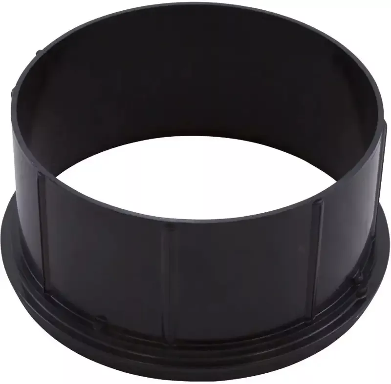 Deck collar, vinyl, black