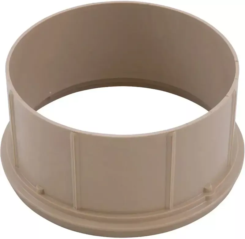Deck collar, vinyl, tan