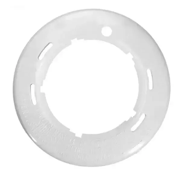Decorative face ring, white
