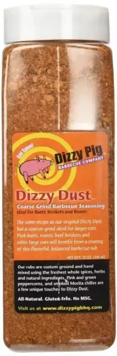 Dizzy Pig Dizzy Dust Coarse Grind BBQ Rub – Quart