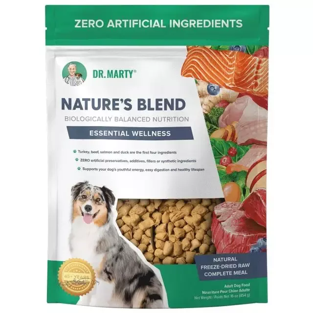Dr. Marty Nature’s Blend Essential Wellness Freeze-Dried Dog Food