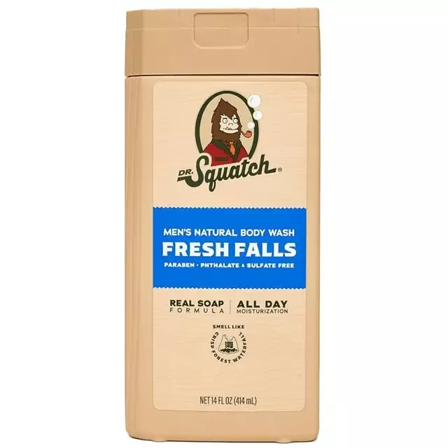 Dr. Squatch Fresh Falls Men’s Natural Body Wash