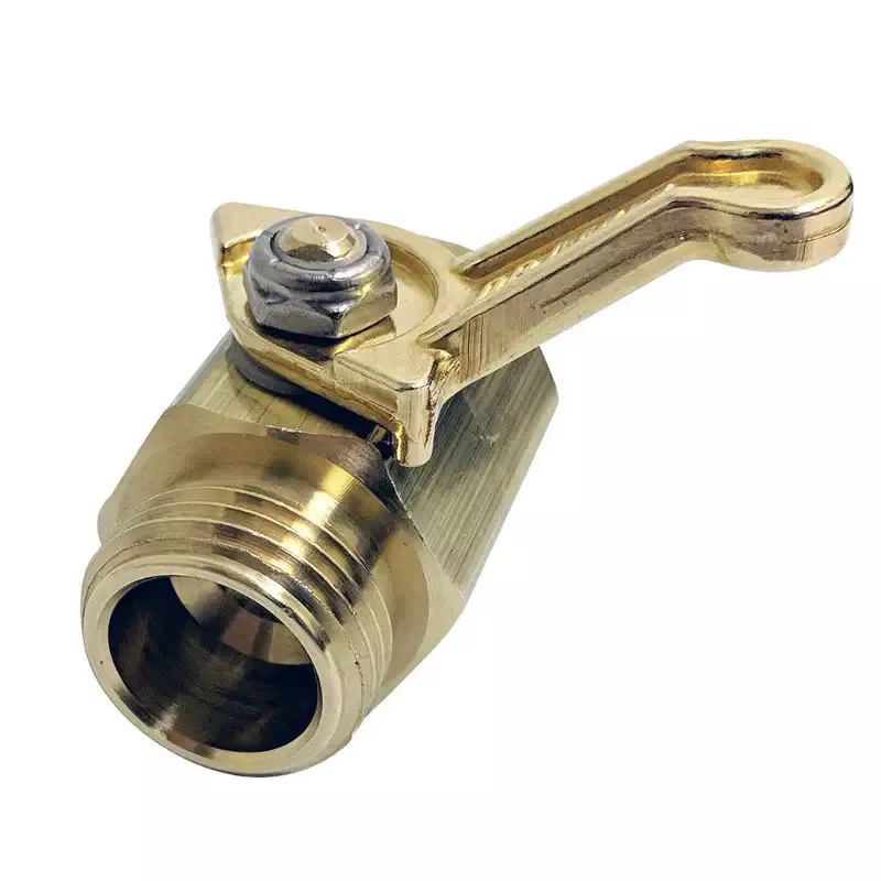 Dramm Brass Shut-Off Valve with Raised Handle