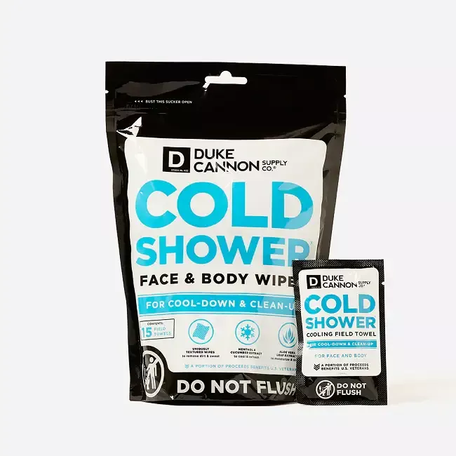 Duke Cannon Cold Shower Cooling Field Towels Multipack Pouch