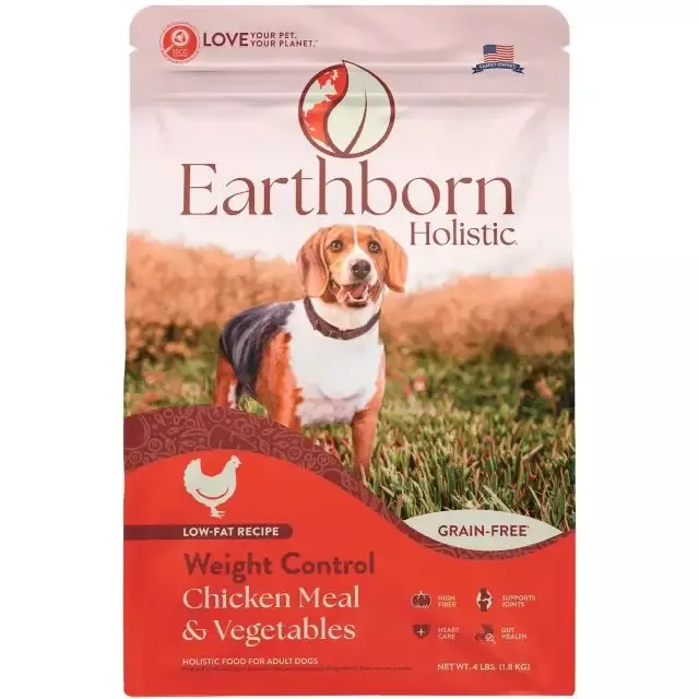 Earthborn Holistic Weight Control Chicken Meal & Vegetables Grain-Free Dry Dog Food 4-lb