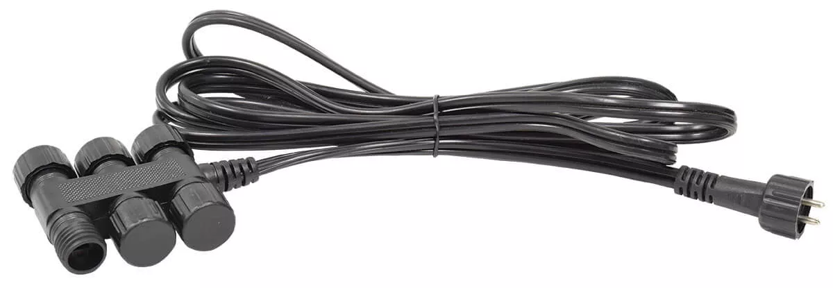 EasyPro 15′ Extension Cord – 6 Outlets LED Lights