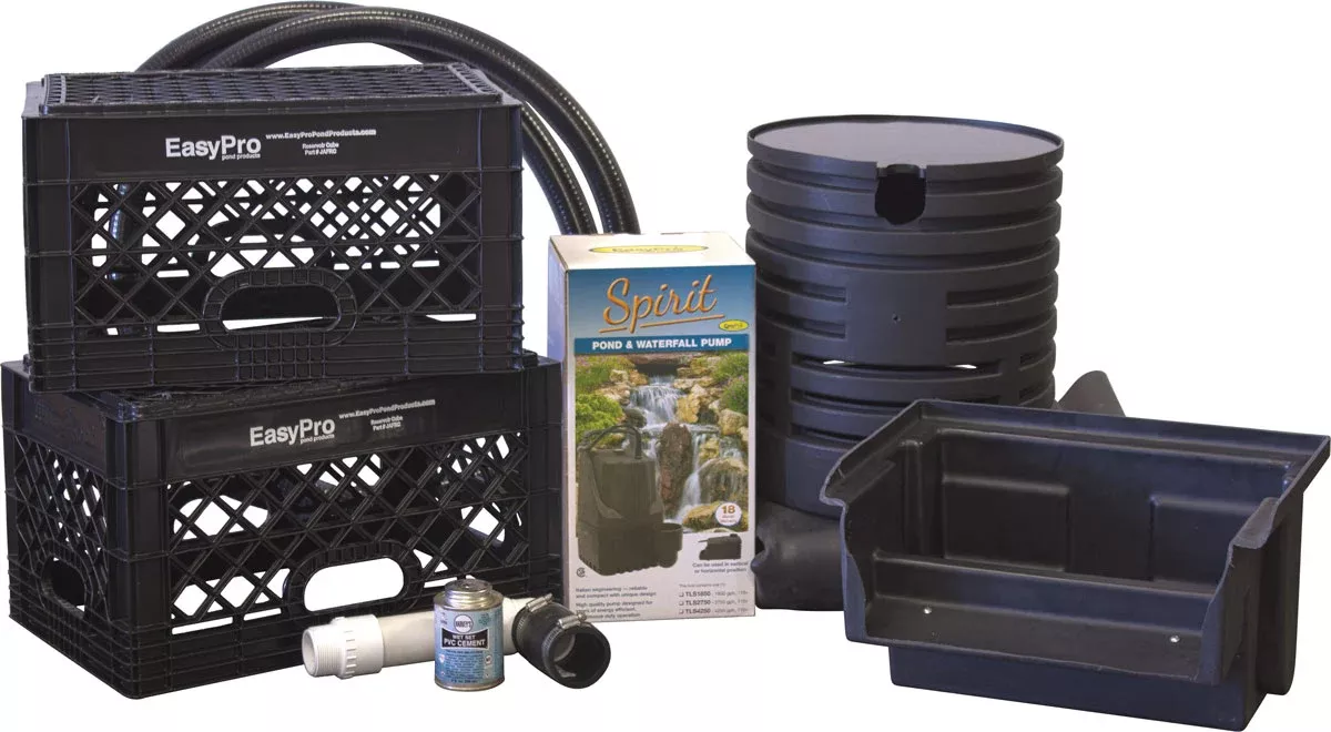 EasyPro Eco-Series Mini Just-A-Falls Kit – 12″ spillway (7′ Stream)