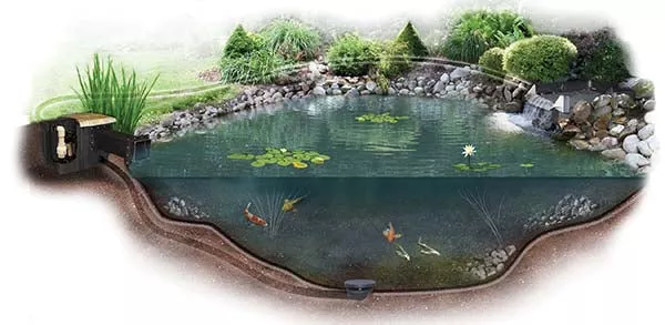 EasyPro Pro-Series Small Pond Kit – Complete for 8′ X 11′ Pond