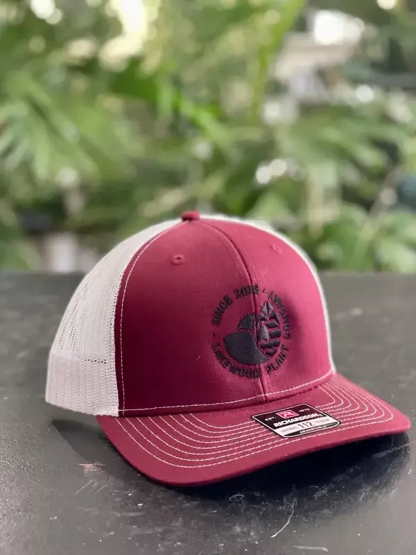 Embroidered Black Logo Trucker Hat