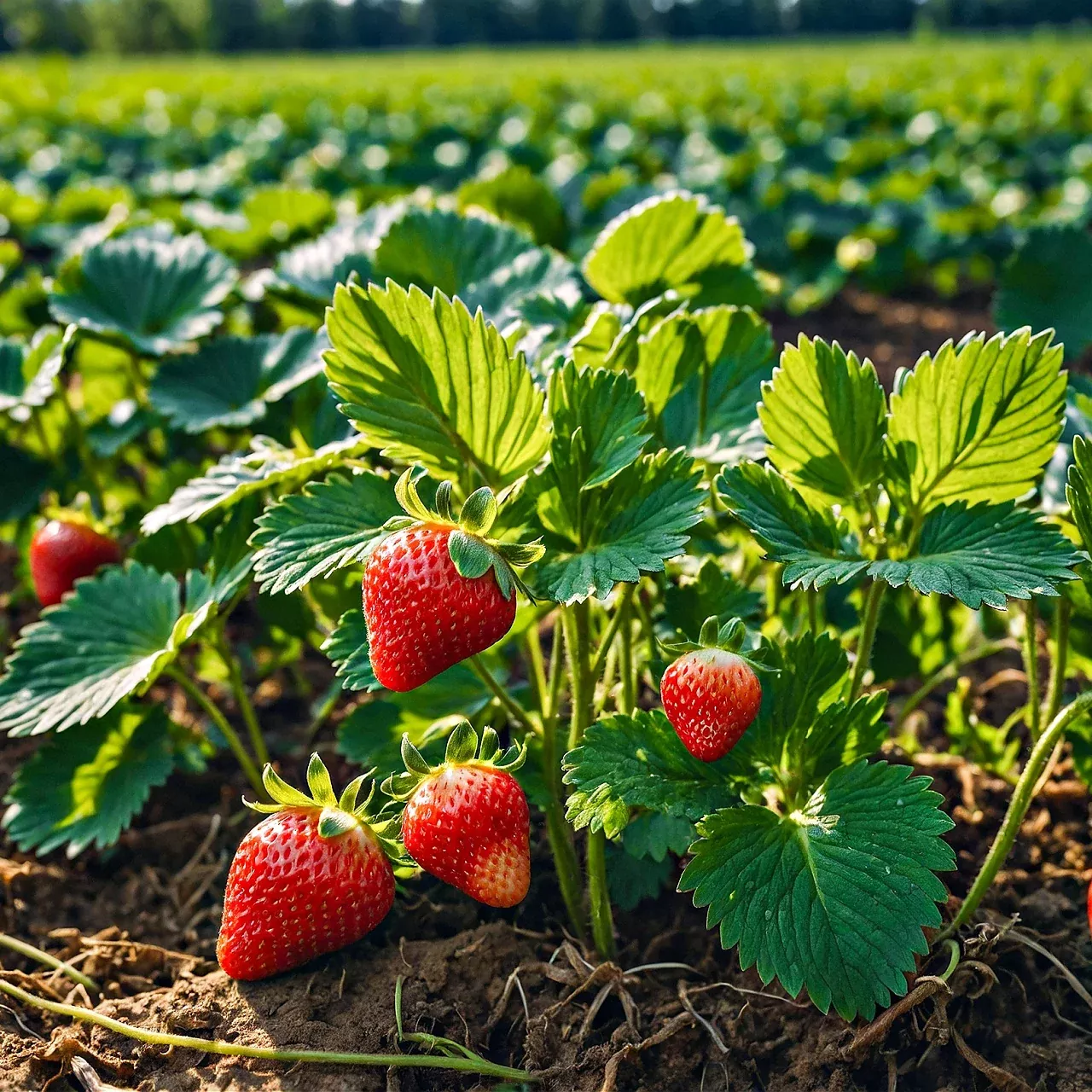 Everbearing Strawberry Plants
