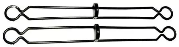 Filter bag clip, pair