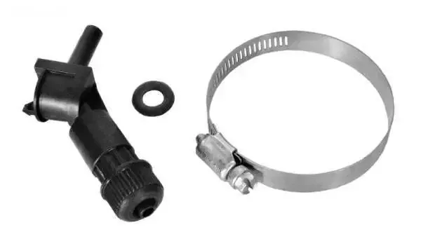 Fitting 3/8″ OD Tube w/Clamp