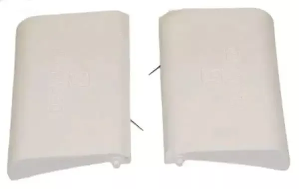 Flap kit, white, inc. 2 flaps, front & rear