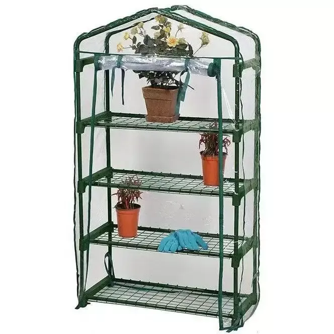 Gardener Select™ 4 Shelf Small Greenhouse with Cover
