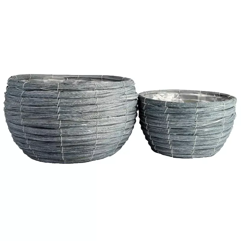 Gardener Select™ Woven Wood Planter Set
